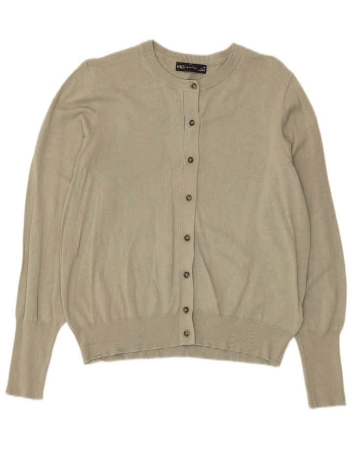 Pulover cardigan pentru femei Marks & Spencer UK 14 Medium Khaki Viscose
