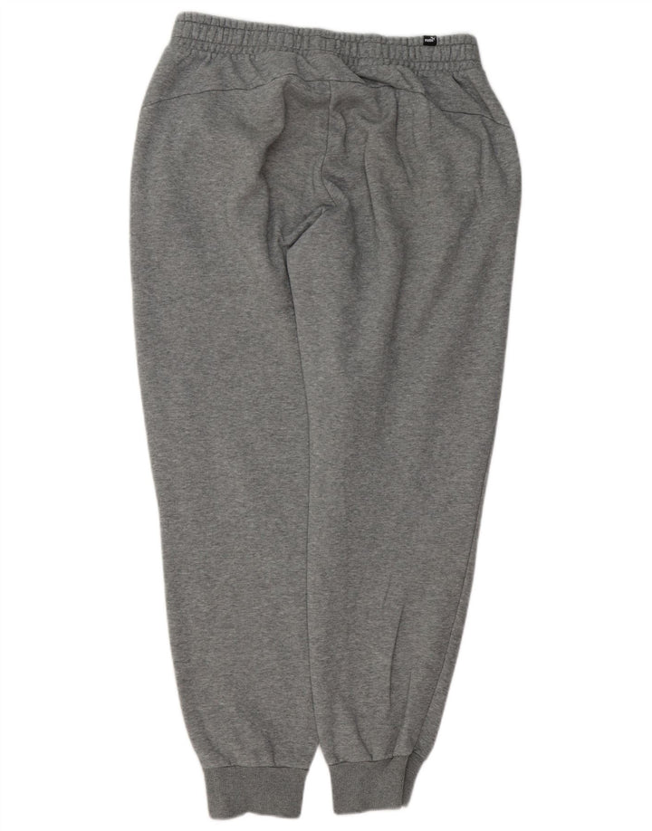 Pantaloni de trening PUMA pentru bărbați Joggeri mari, gri bumbac