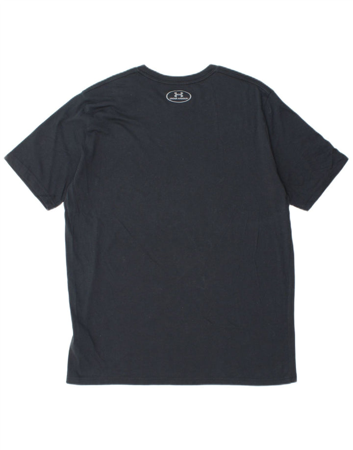 Tricou pentru bărbați UNDER ARMOUR Heat Gear Top mare din bumbac negru