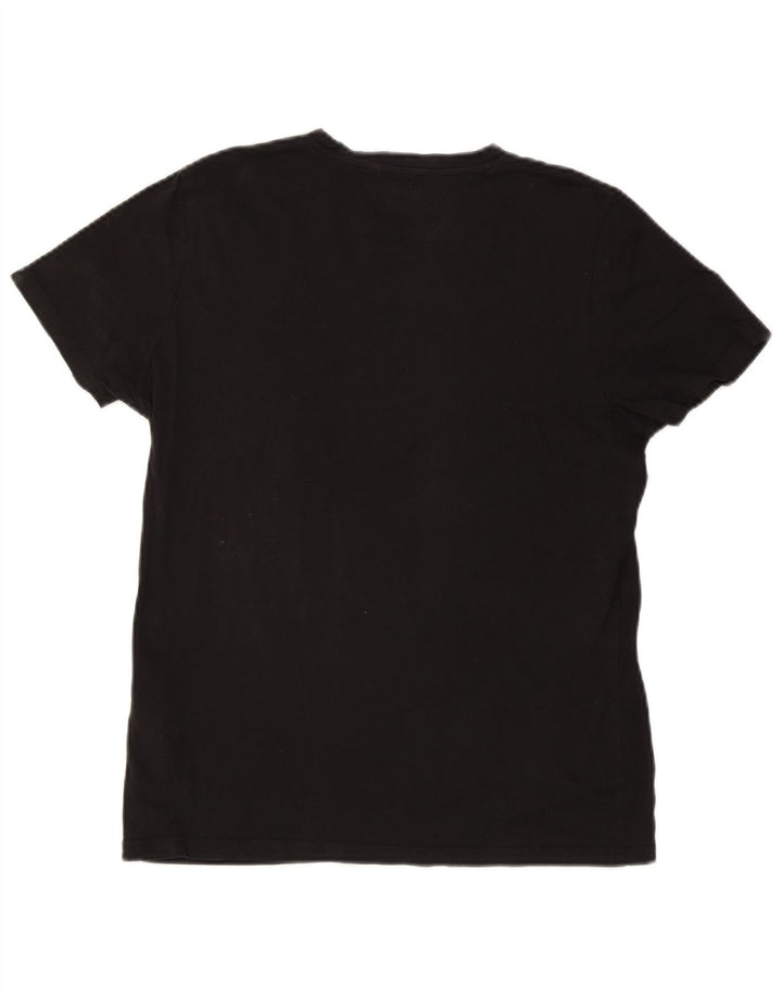 Jack & Jones Tricou Bărbați Top Mediu Negru Bumbac