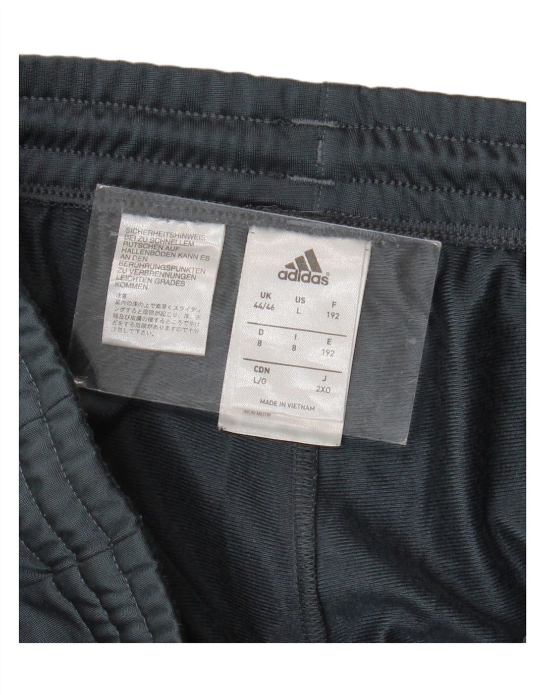 Pantaloni de trening pentru bărbați ADIDAS Joggeri UK 44/46 Poliester mare gri