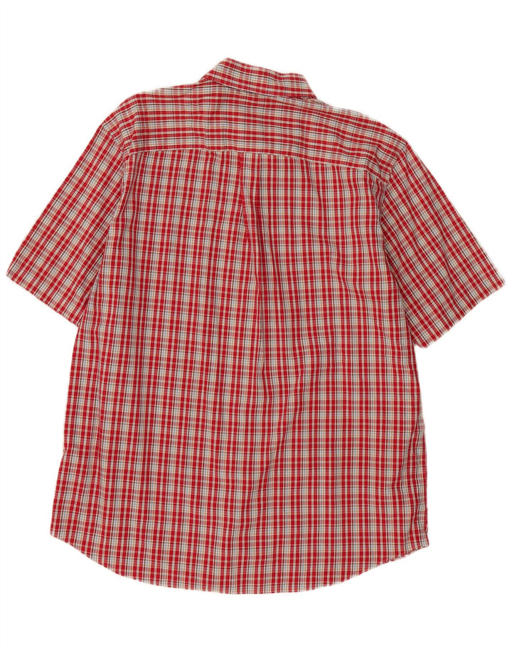 Cămașă cu mânecă scurtă pentru bărbați Eddie Bauer, cu mâneci scurte, roșu mare