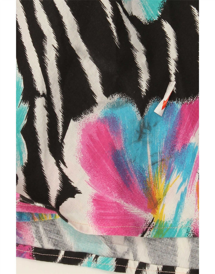 Fusta evazată pentru femei Vintage W32 Medium Multicolor Floral
