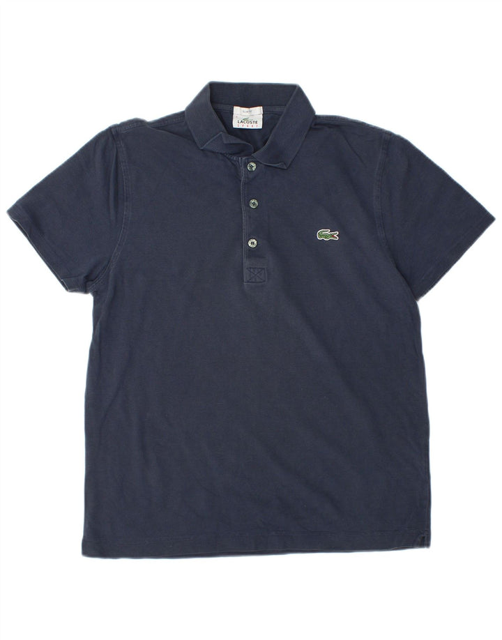 Tricou polo pentru bărbați LACOSTE, slim fit, mărimea 4, bumbac bleumarin mediu