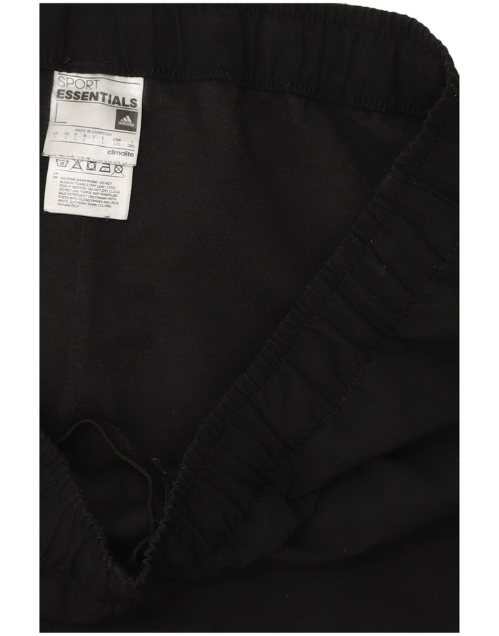 Pantaloni de trening ADIDAS Climalite pentru bărbați, mari, negru, poliester