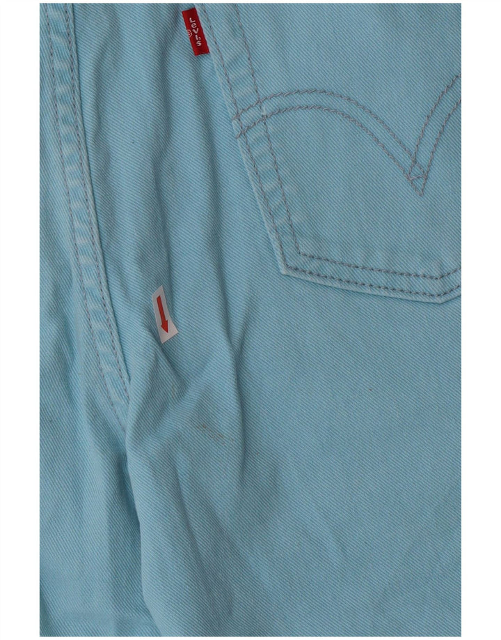 Blugi Levi's pentru femei 515 Capri US 12 Large W34 Blue Cotton Classic