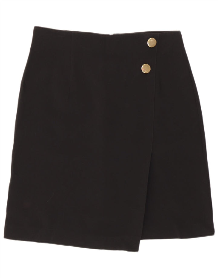 Fusta creion pentru femei Marks & Spencer UK 12 Medium W30 Poliester negru