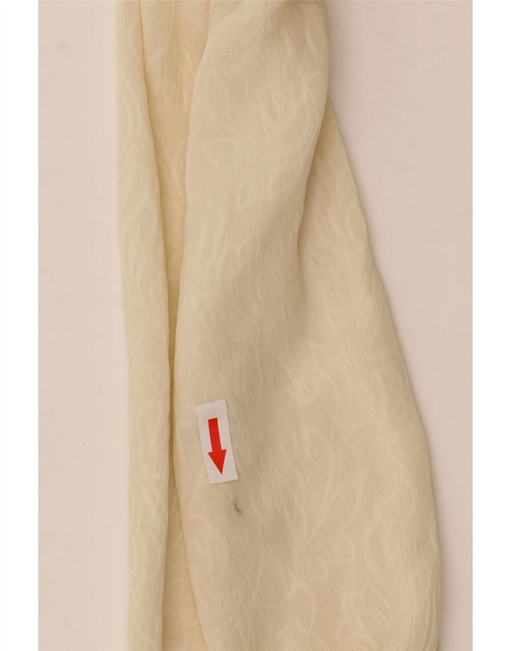 Bluză de cămașă Vintage pentru femei See Through UK 14 Bej mediu