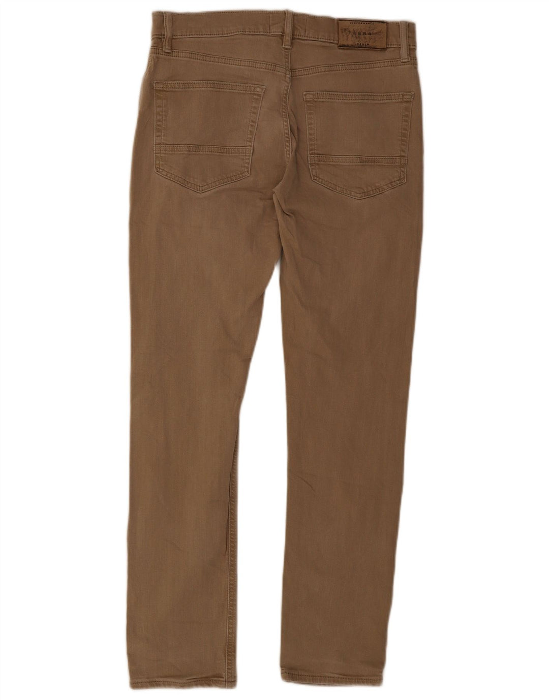 Blugi slim pentru bărbați Marks & Spencer W30 L31 maro bumbac