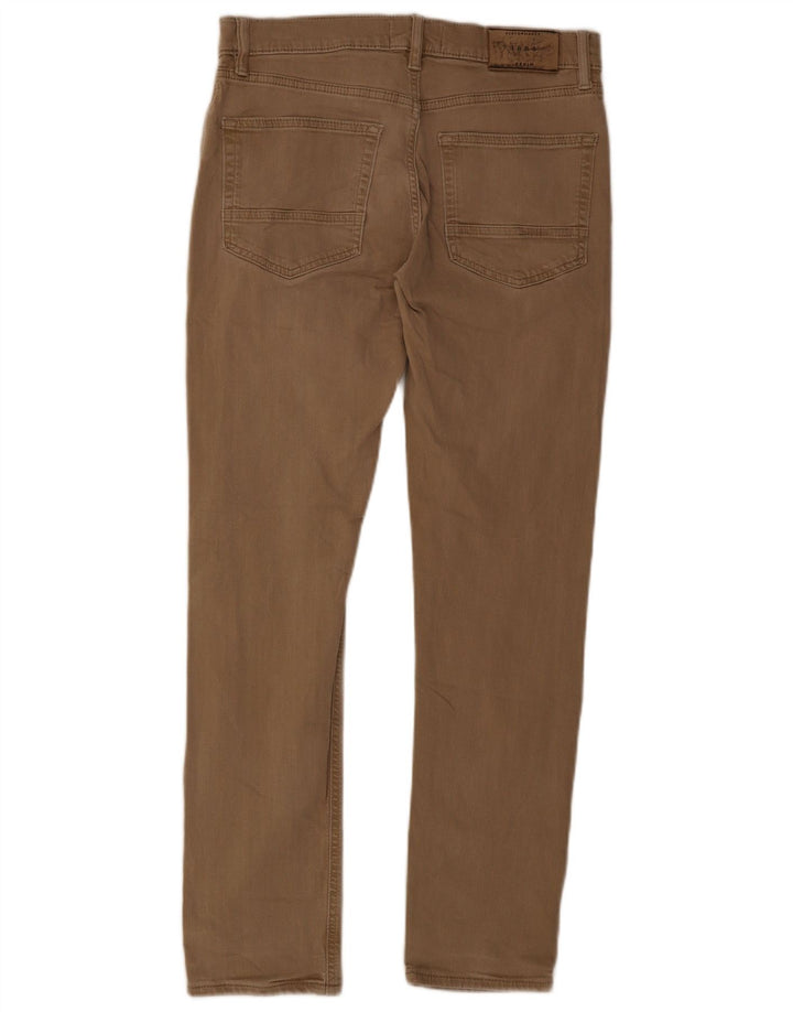 Blugi slim pentru bărbați Marks & Spencer W30 L31 maro bumbac