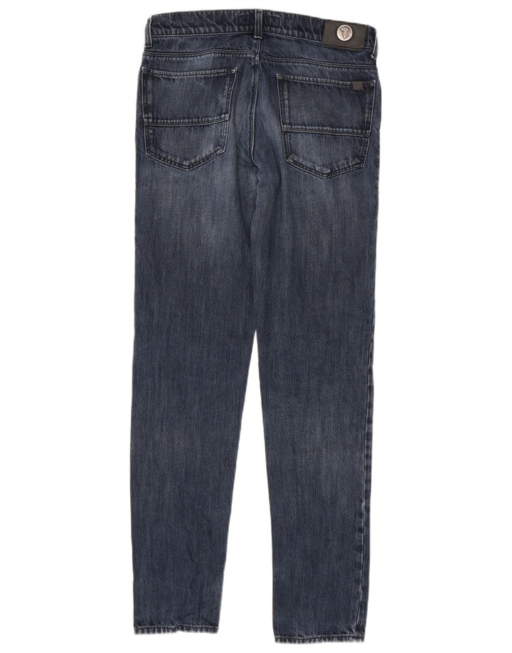 Trussardi blugi slim pentru bărbați W32 L34 bumbac albastru