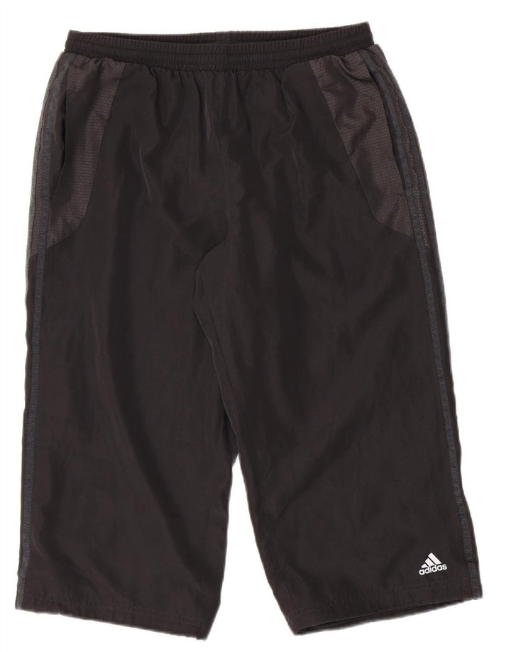 ADIDAS Mens Climacool Bermuda Sport Shorts Medium  Black Colourblock