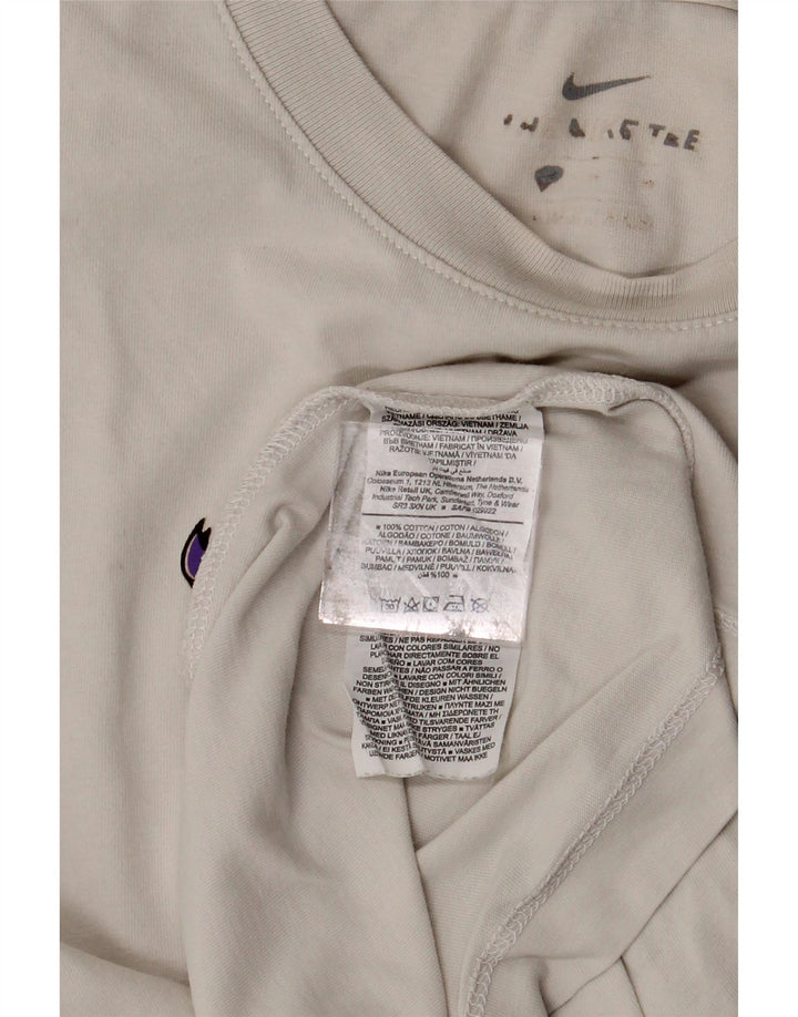 Tricou grafic pentru bărbați NIKE Top mare din bumbac alb