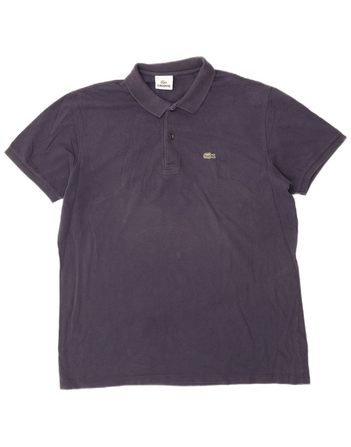 Tricou polo pentru bărbați Lacoste Mărimea 7 2XL Bleumarin