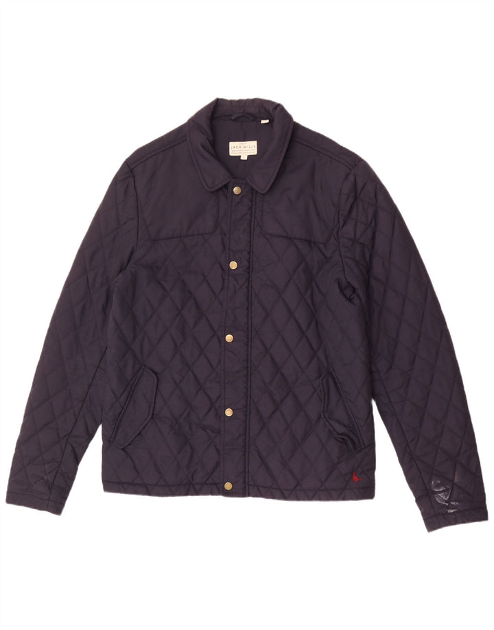 Jack Wills Jachetă matlasată pentru bărbați UK 40, mare, nailon bleumarin