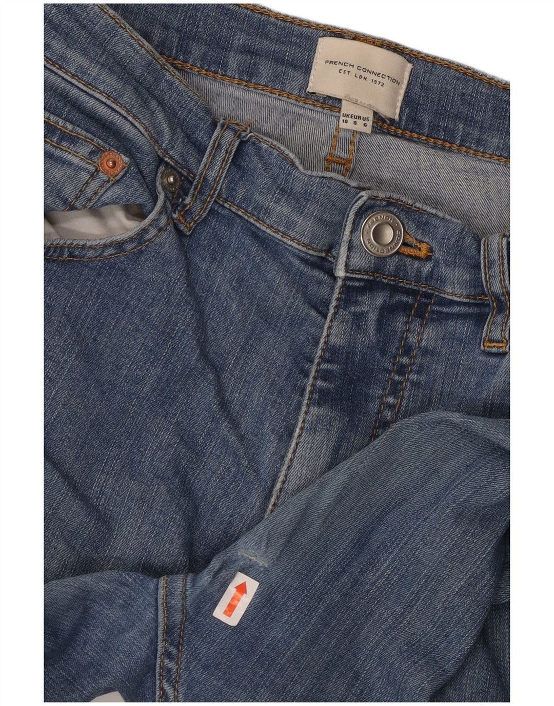 FRENCH CONNECTION Blugi skinny pentru femei UK 10 Small W28 L30 Blue