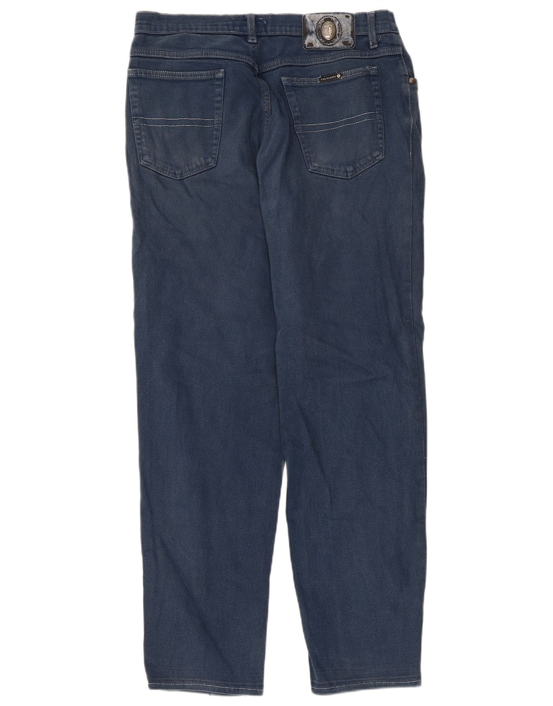 Blugi conici pentru femei Trussardi IT 46 Large W32 L28 Blue