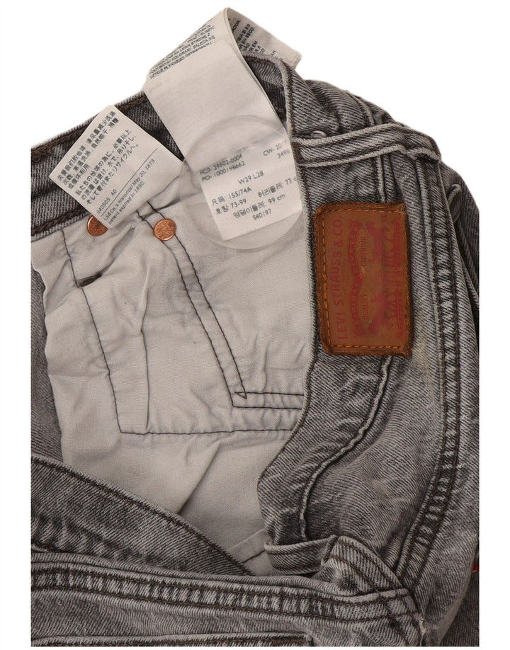 Blugi slim pentru femei Levi's W29 L28 bumbac gri