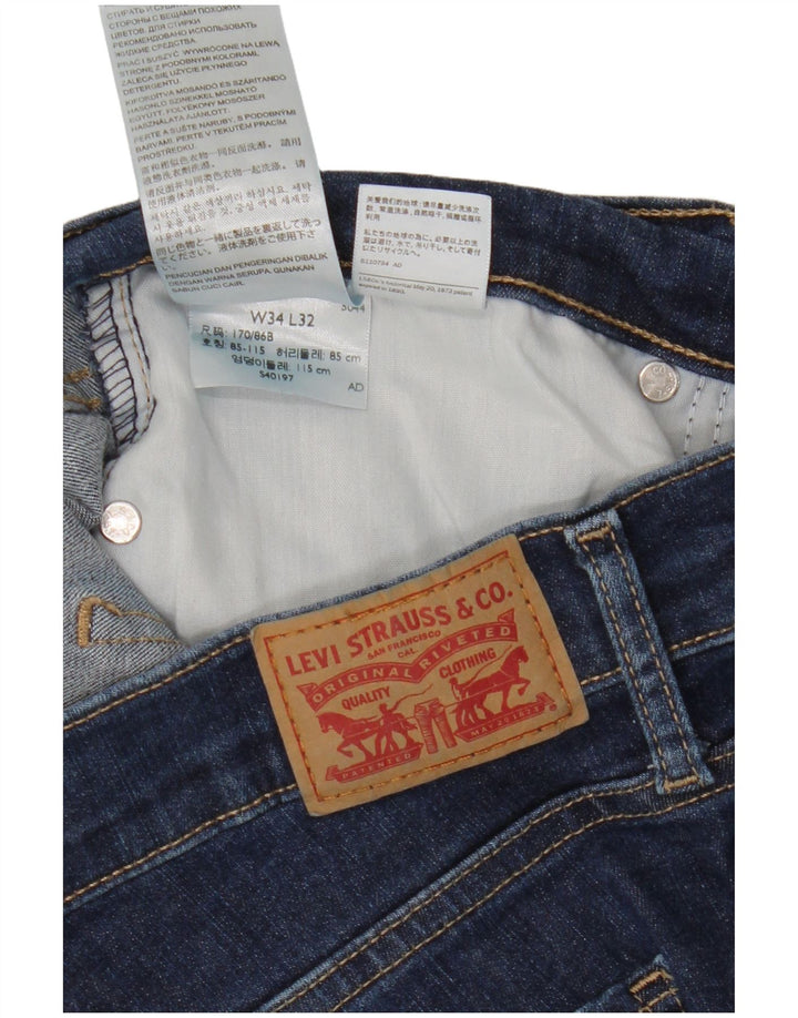 Jeans skinny model 311 pentru femei LEVI'S W34 L32 bumbac bleumarin