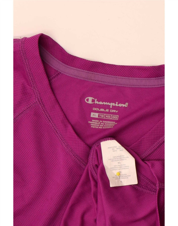 Tricou pentru femei Champion UK 18 XL Poliester roz