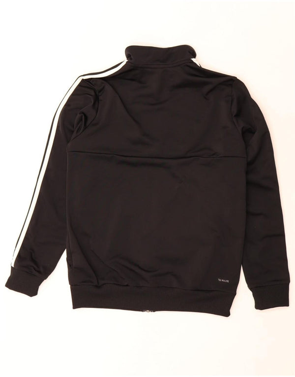 Adidas Boys Climalite Trening Top Jachetă 13-14 ani Poliester negru