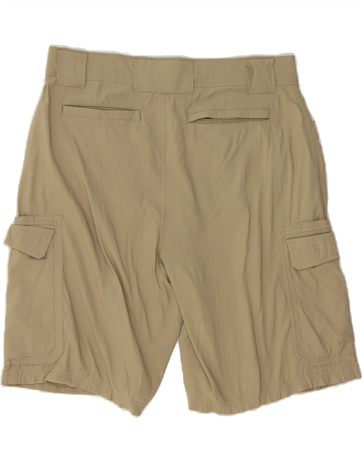 EDDIE BAUER Mens Cargo Shorts W34 Large Beige Nylon Vintage Eddie Bauer and Second-Hand Eddie Bauer from Messina Hembry 