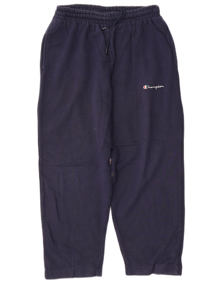 Pantaloni de trening pentru bărbați Champion, bumbac, albastru bleumarin mediu
