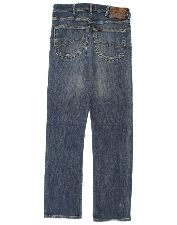 Blugi Lee Brooklyn Straight pentru bărbați W31 L32 Bumbac albastru