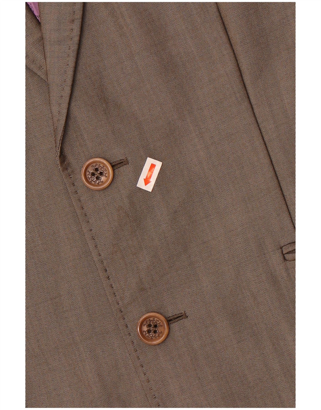 Sacou Ted Baker pentru bărbați, cu 2 nasturi, lână, gri mediu