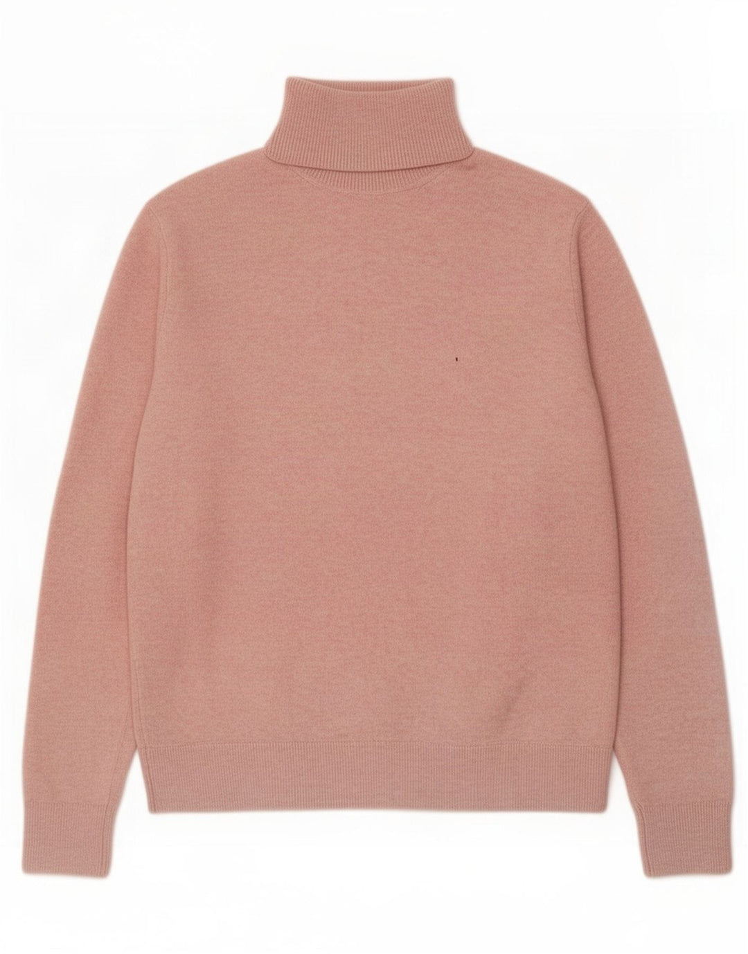 Pulover pentru femei Marks & Spencer cu gât rulat, poliester mic, roz, UK 10