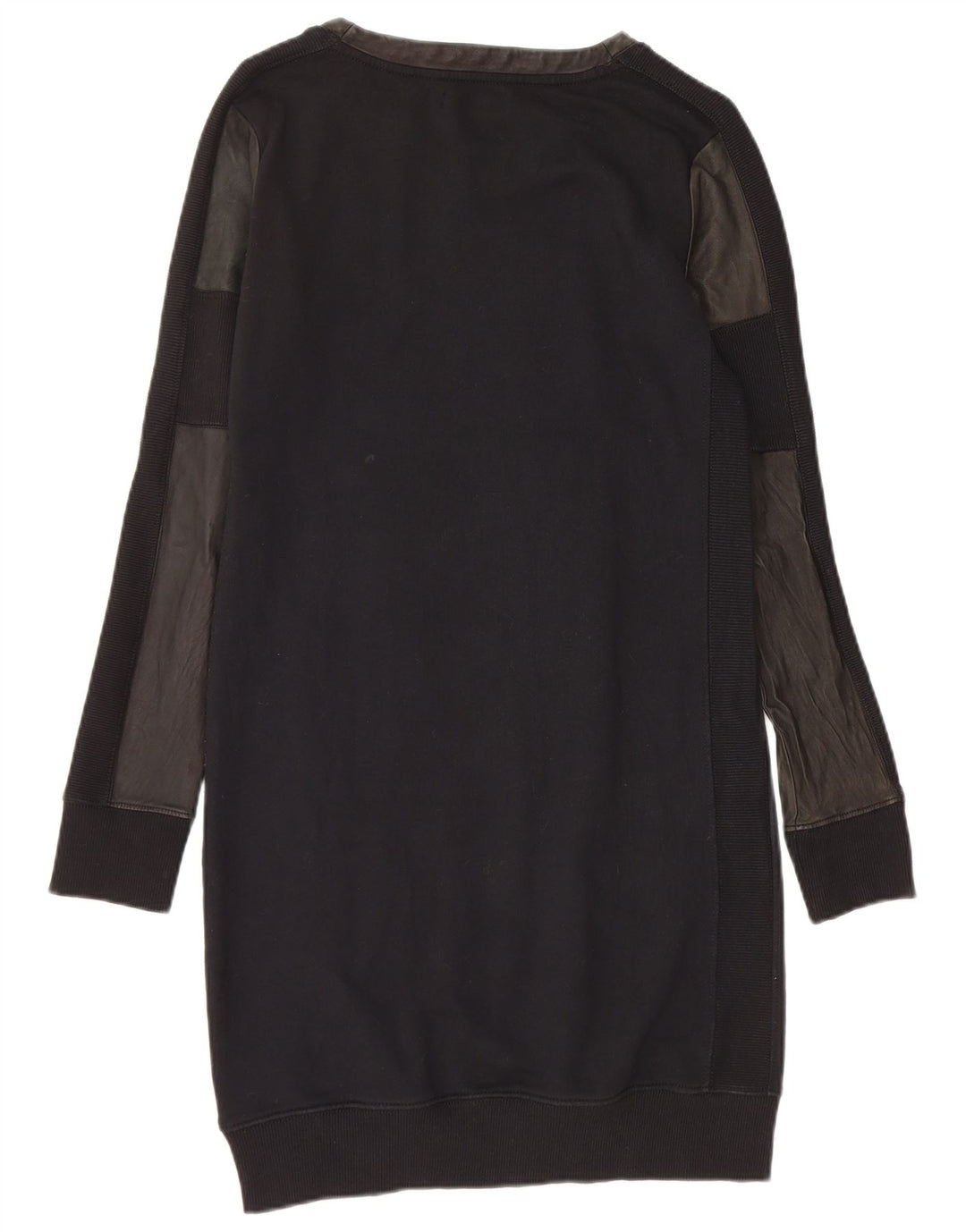 DIESEL Rochie Jumper pentru Femei UK 12 Medium Black Colorblock Bumbac