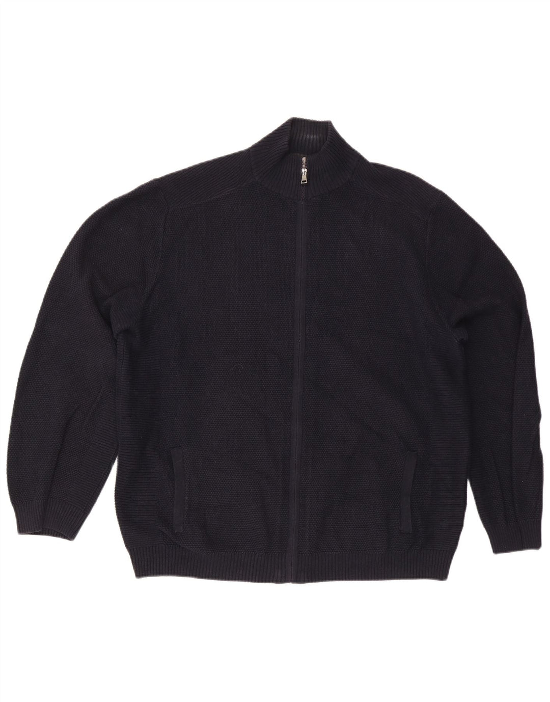 Pulover cardigan pentru bărbați Marks & Spencer, bumbac bleumarin 2XL