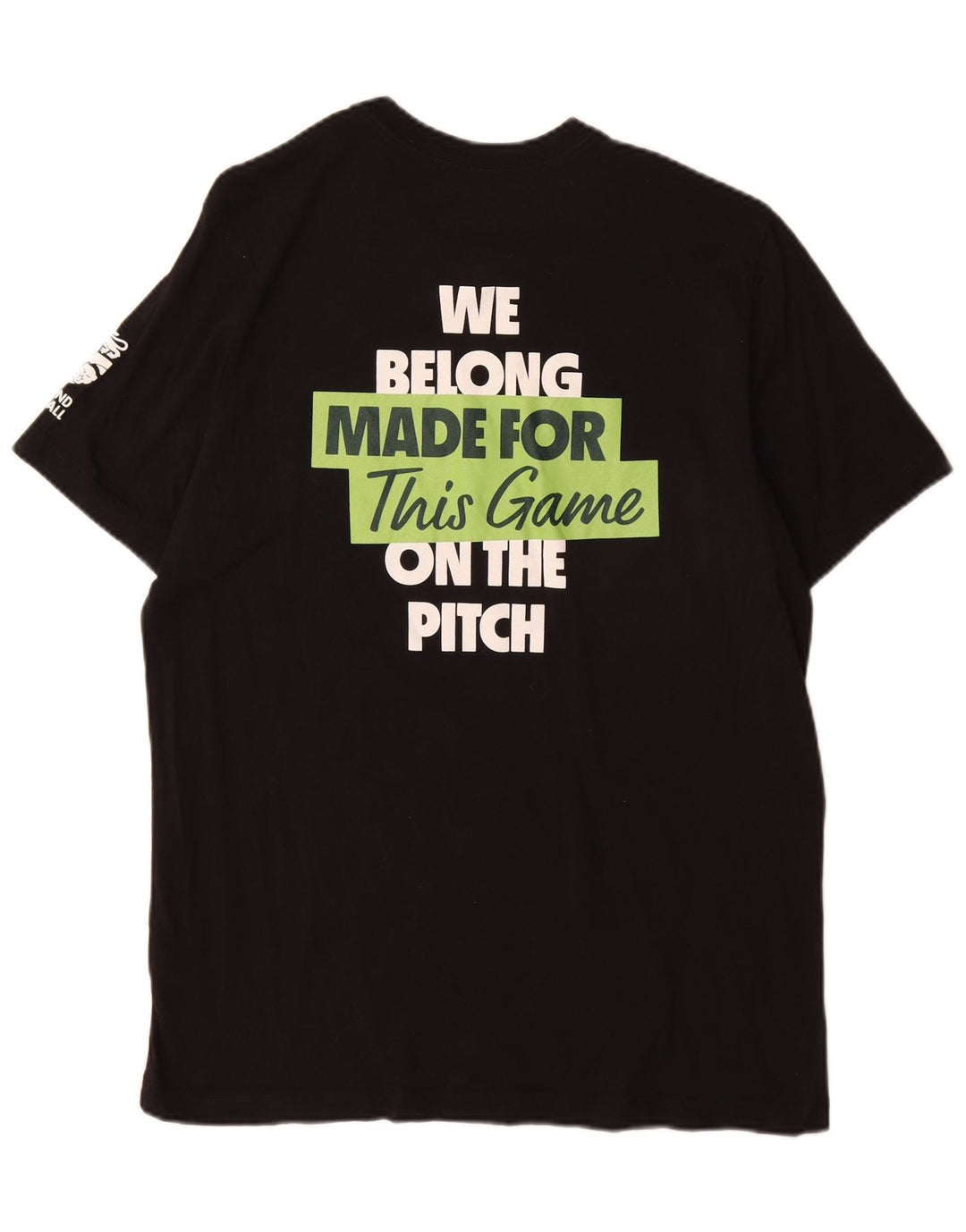 Tricou grafic Nike pentru bărbați Top mare din bumbac negru