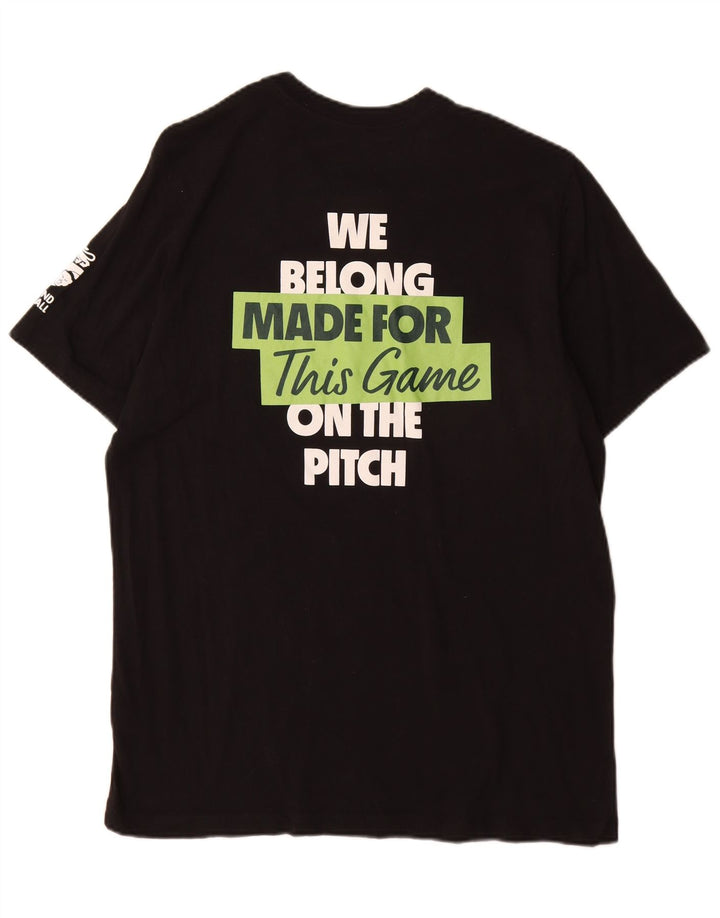 Tricou grafic Nike pentru bărbați Top mare din bumbac negru