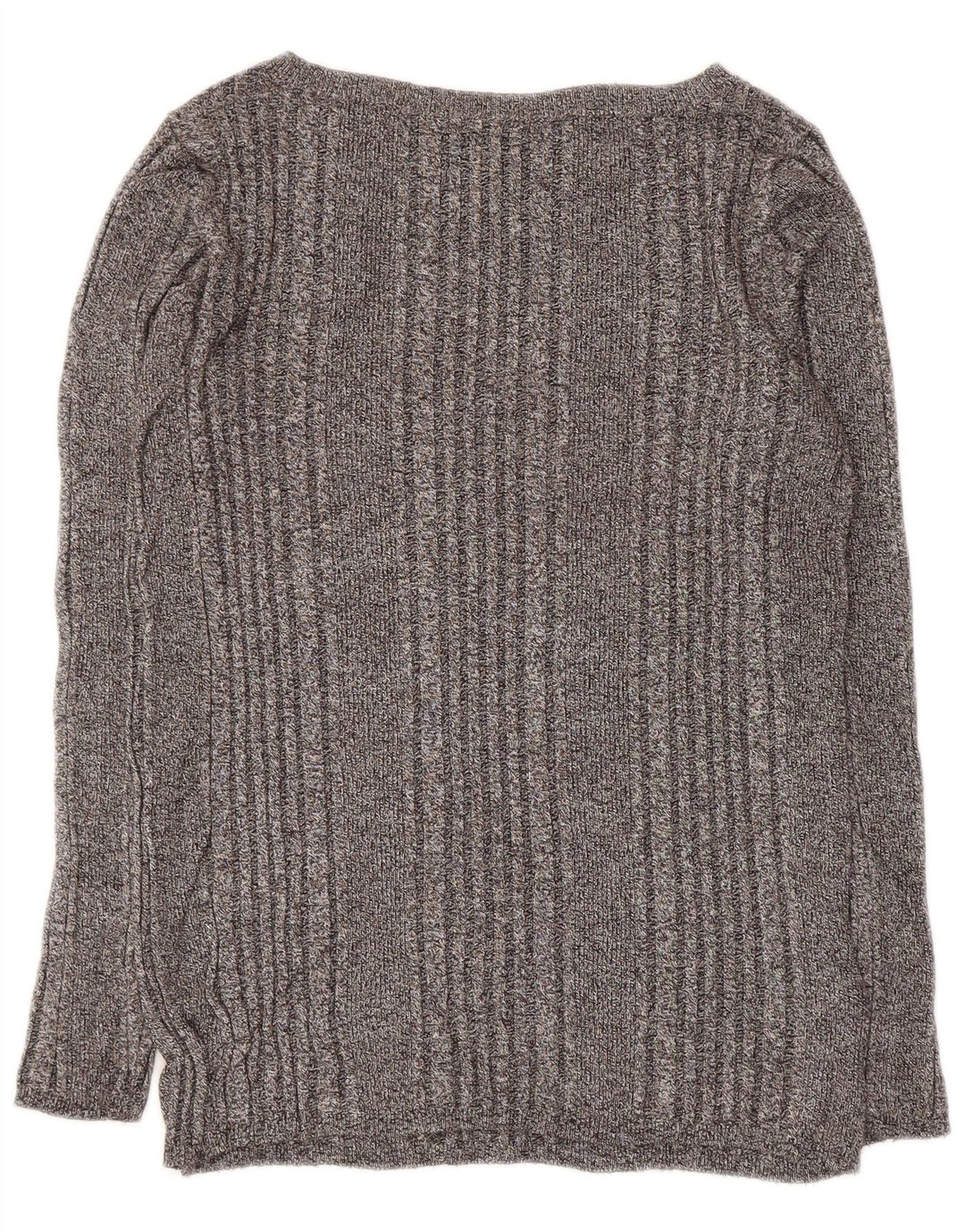 Pulover pentru femei Marks & Spencer cu gâtul cu barca UK 12 Medium Gri Pete