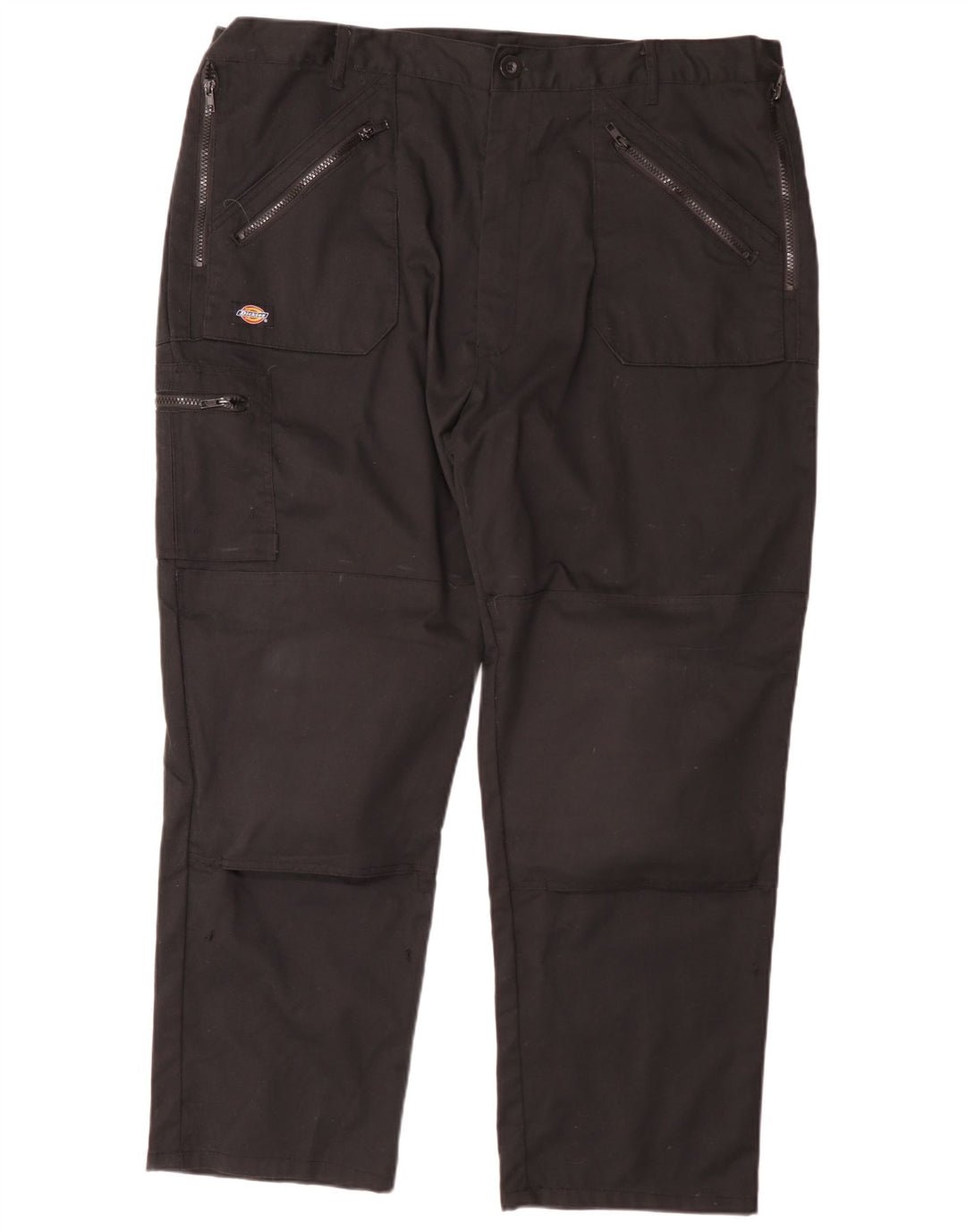 Pantaloni cargo dritti pentru bărbați Dickies W44 L29 poliester negru
