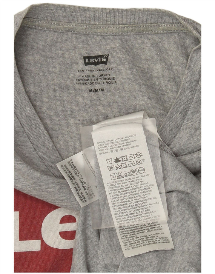 Bluză cu mânecă lungă Levi's pentru bărbați, gri mediu, bumbac