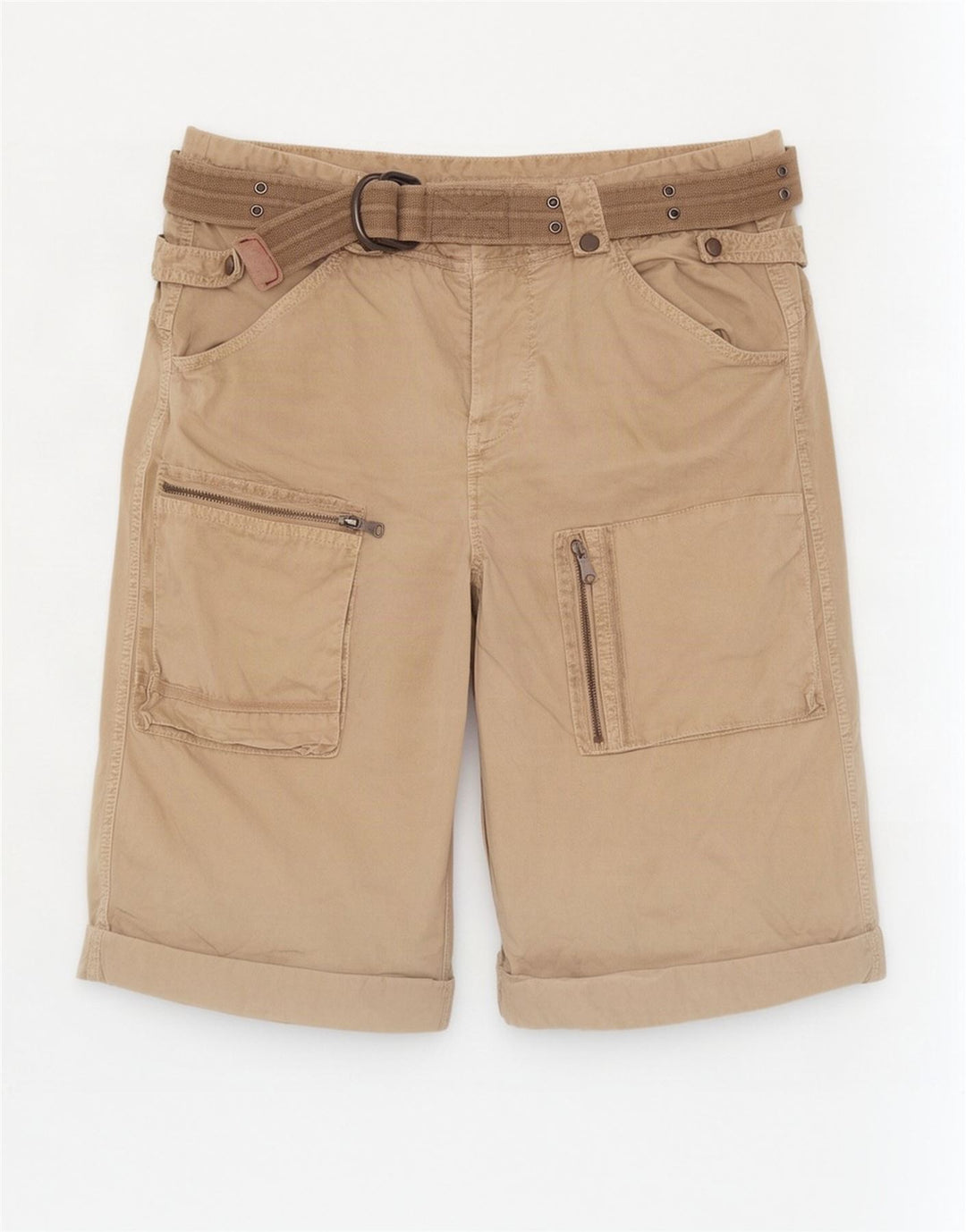 Pantaloni scurți cargo Gaudi pentru bărbați IT 52 XL W38 bumbac bej