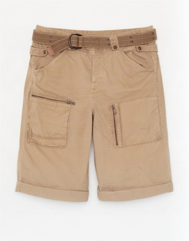 Pantaloni scurți cargo Gaudi pentru bărbați IT 52 XL W38 bumbac bej