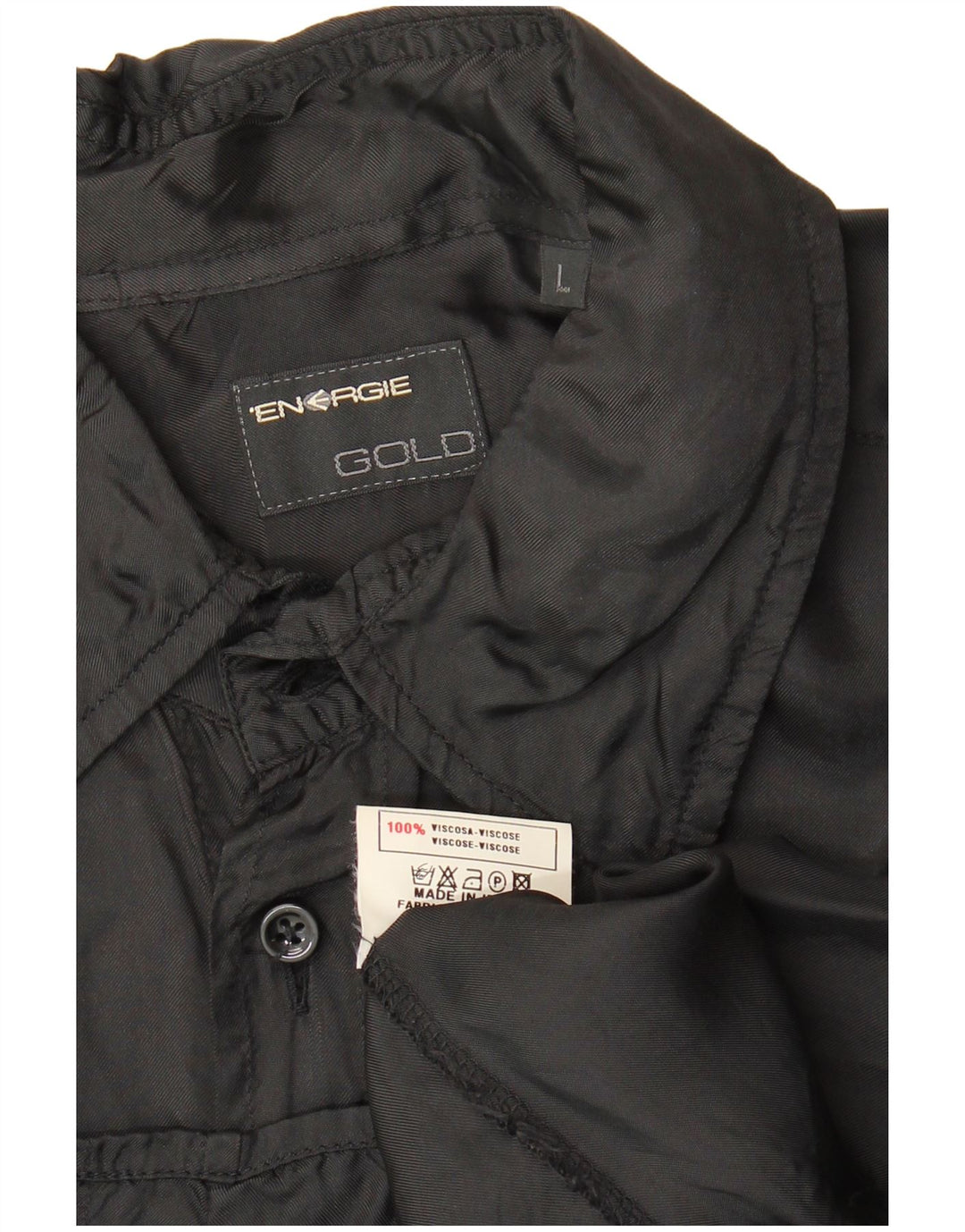 Cămașă bărbați Energie, mare, neagră, viscoză