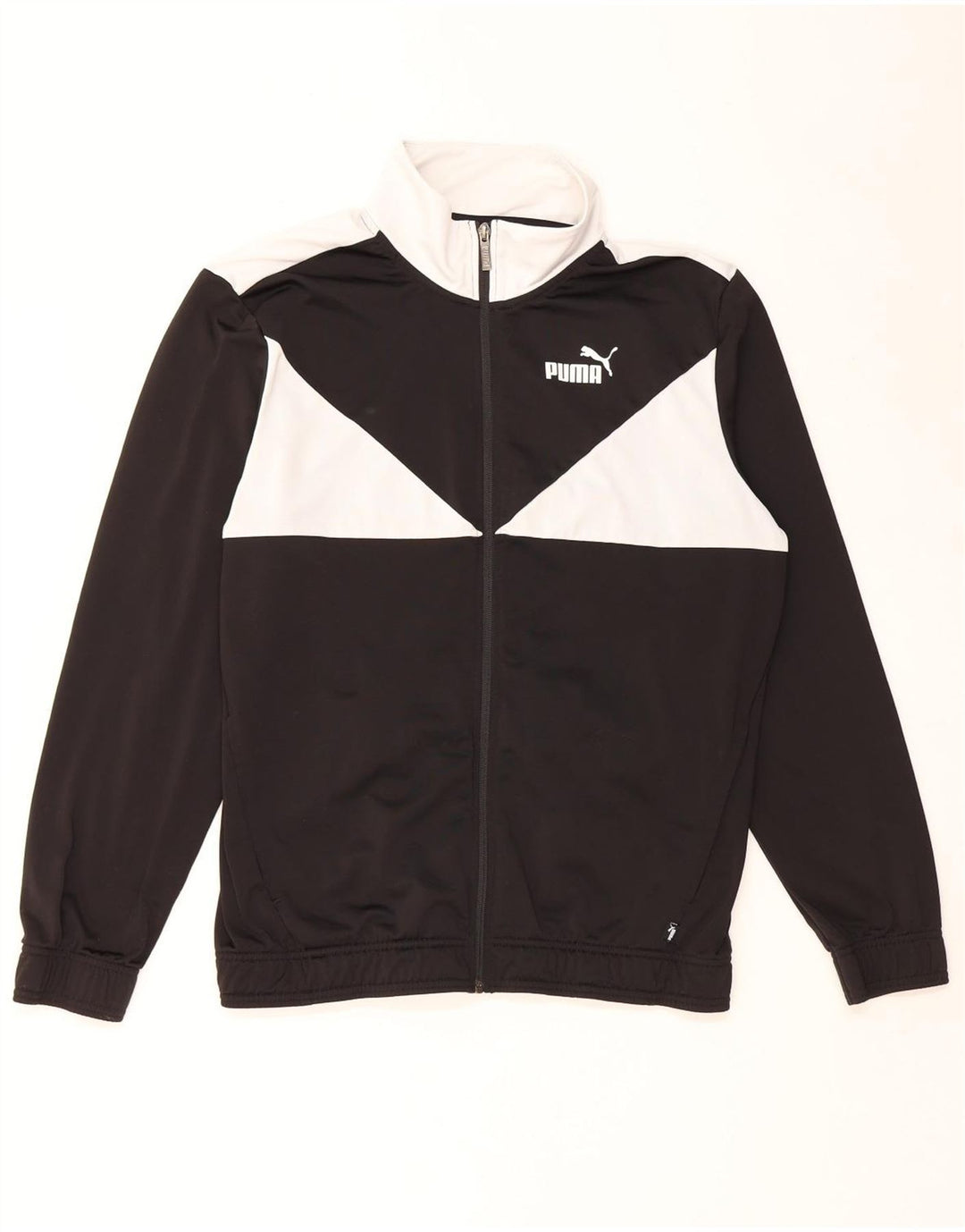Jachetă de trening pentru bărbați Puma, mare, negru, poliester color bloc