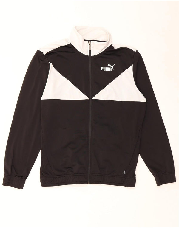 Jachetă de trening pentru bărbați Puma, mare, negru, poliester color bloc