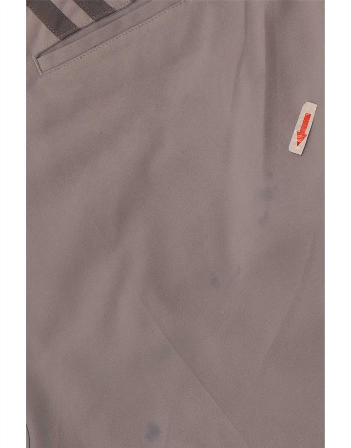 Pantaloni scurți chino pentru bărbați Adidas W38 XL poliester gri