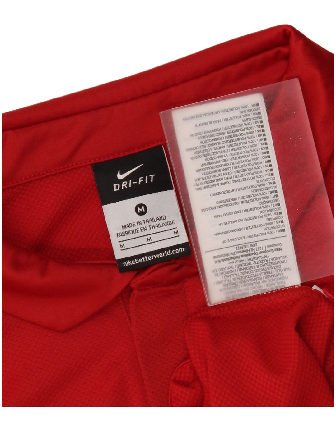 Tricou polo Nike pentru bărbați Dri Fit Poliester roșu mediu