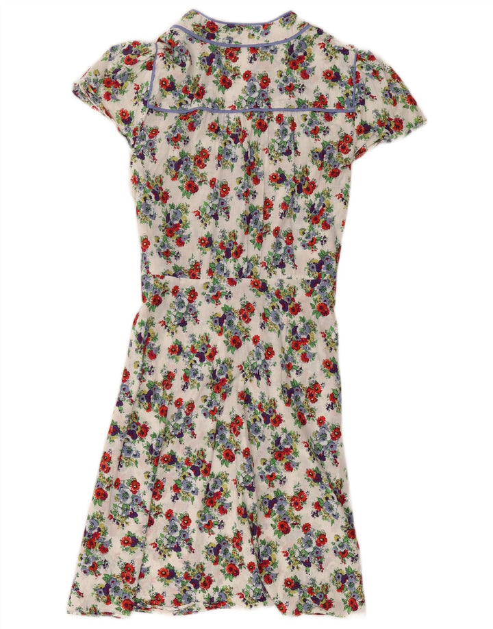 Rochie A-Line Oasis pentru femei UK 12 Medium White Floral