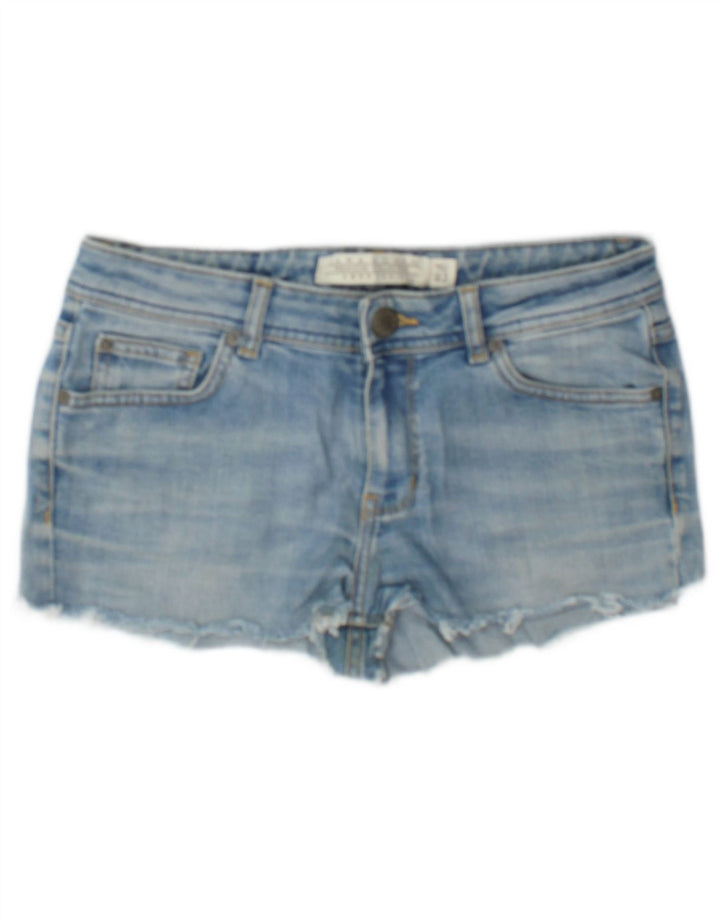Pantaloni caldi din denim pentru femei Zara EU 40 Medium W30 Bumbac albastru