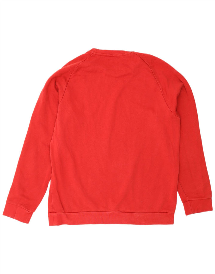 Hanorac pentru bărbați Adidas Jumper mare, roșu, bumbac