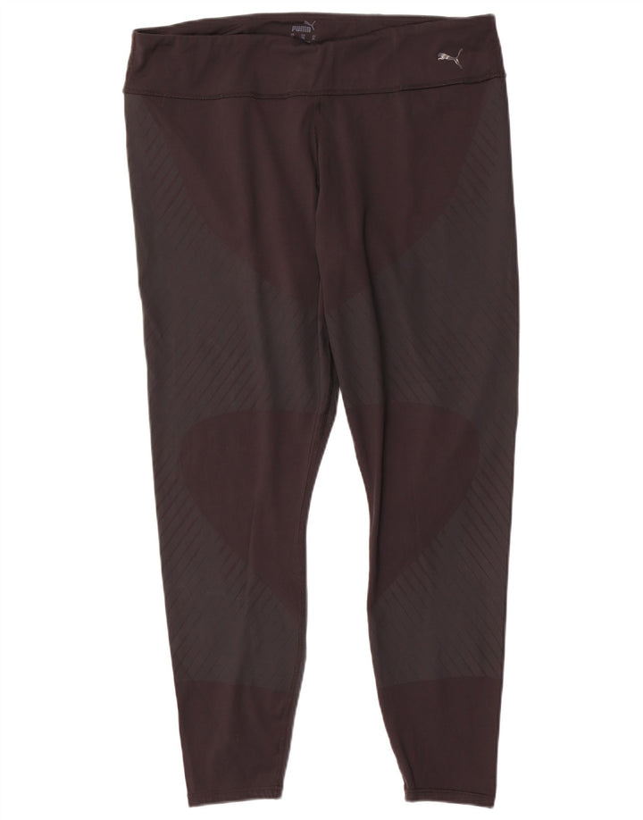 Leggings pentru femei Puma UK 18 XL negru colorblock