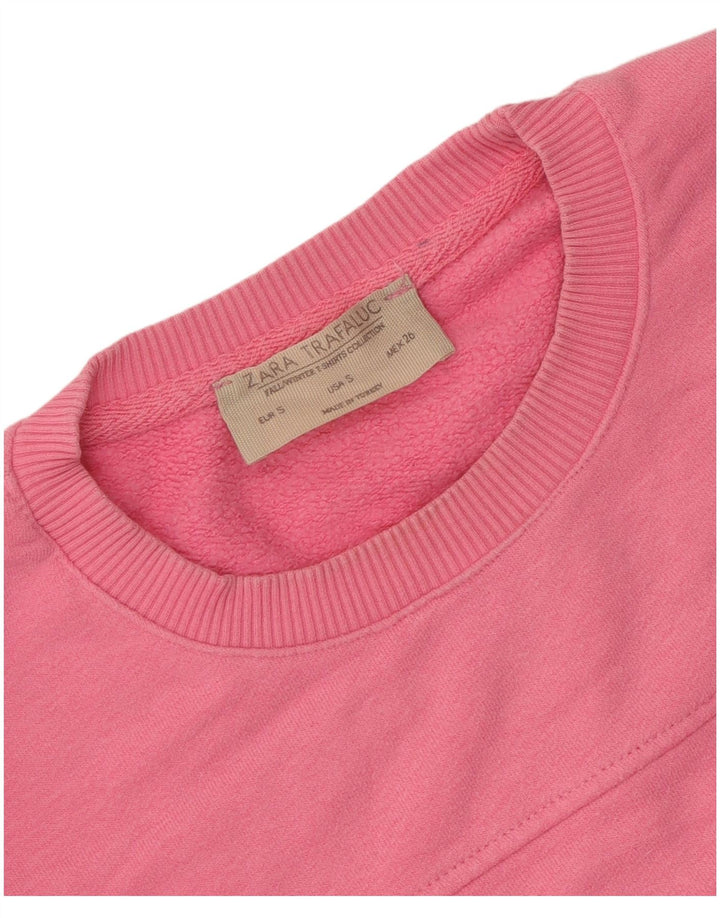 Pulover supradimensionat pentru femei Zara UK 10 Mic roz