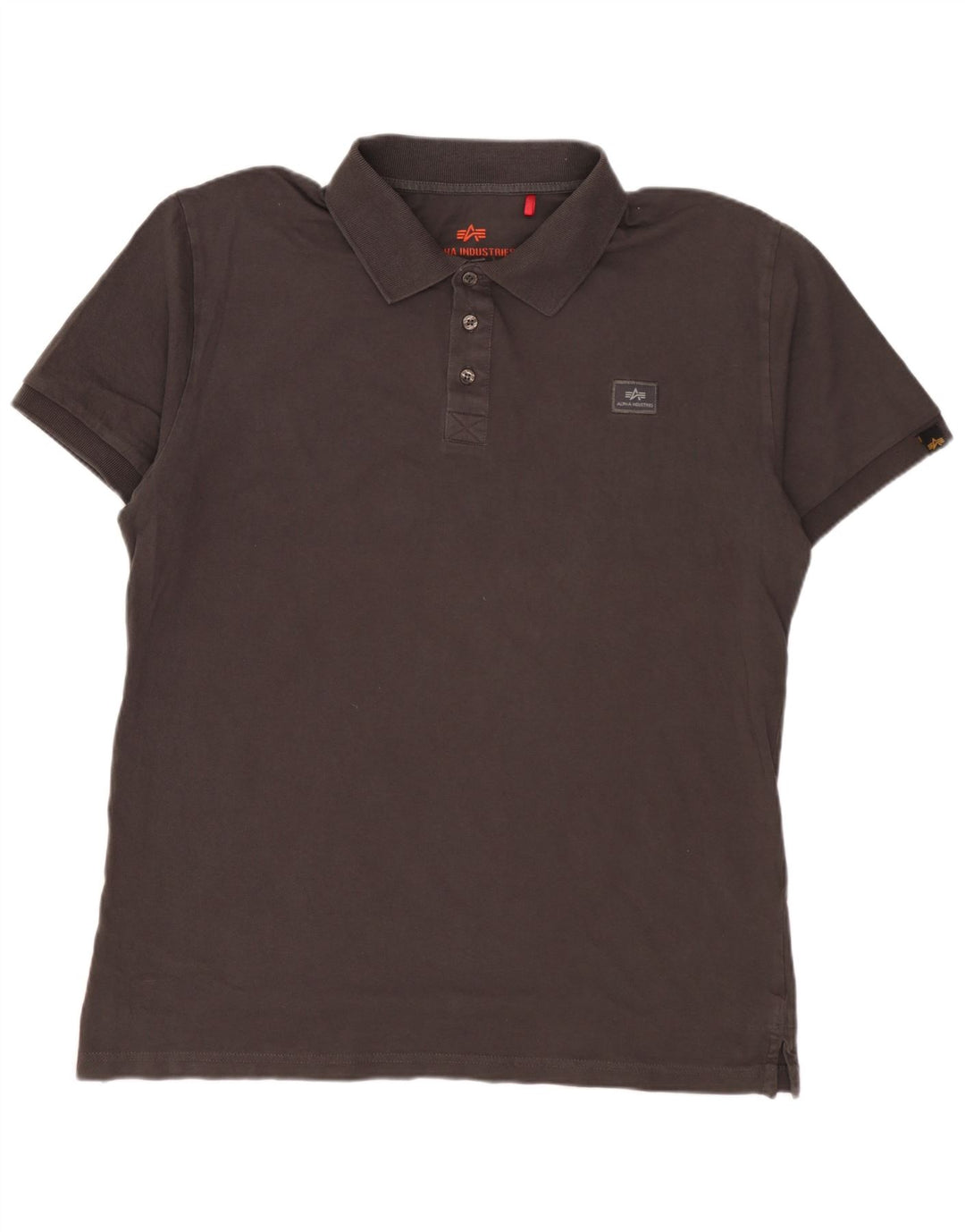 ALPHA INDUSTRIES Tricou polo pentru bărbați XL bumbac gri